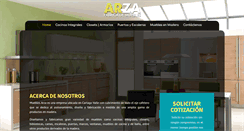 Desktop Screenshot of mueblesarza.com