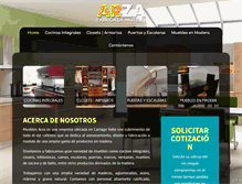 Tablet Screenshot of mueblesarza.com